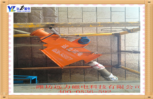 永磁管道除鐵器，廣西永磁管道除鐵器廠家_遠(yuǎn)力廣西永磁管道除鐵器廠家12000高斯_可定制工作原理_安裝示意圖