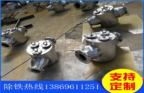 管道式永磁除鐵器，湖南管道式永磁除鐵器_遠(yuǎn)力湖南管道式永磁除鐵器應(yīng)用安裝示意圖型12000高斯_可定制工作原理